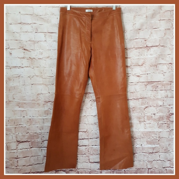 Cache Pants - NWD Cache Toffee Brown Leather Pants
